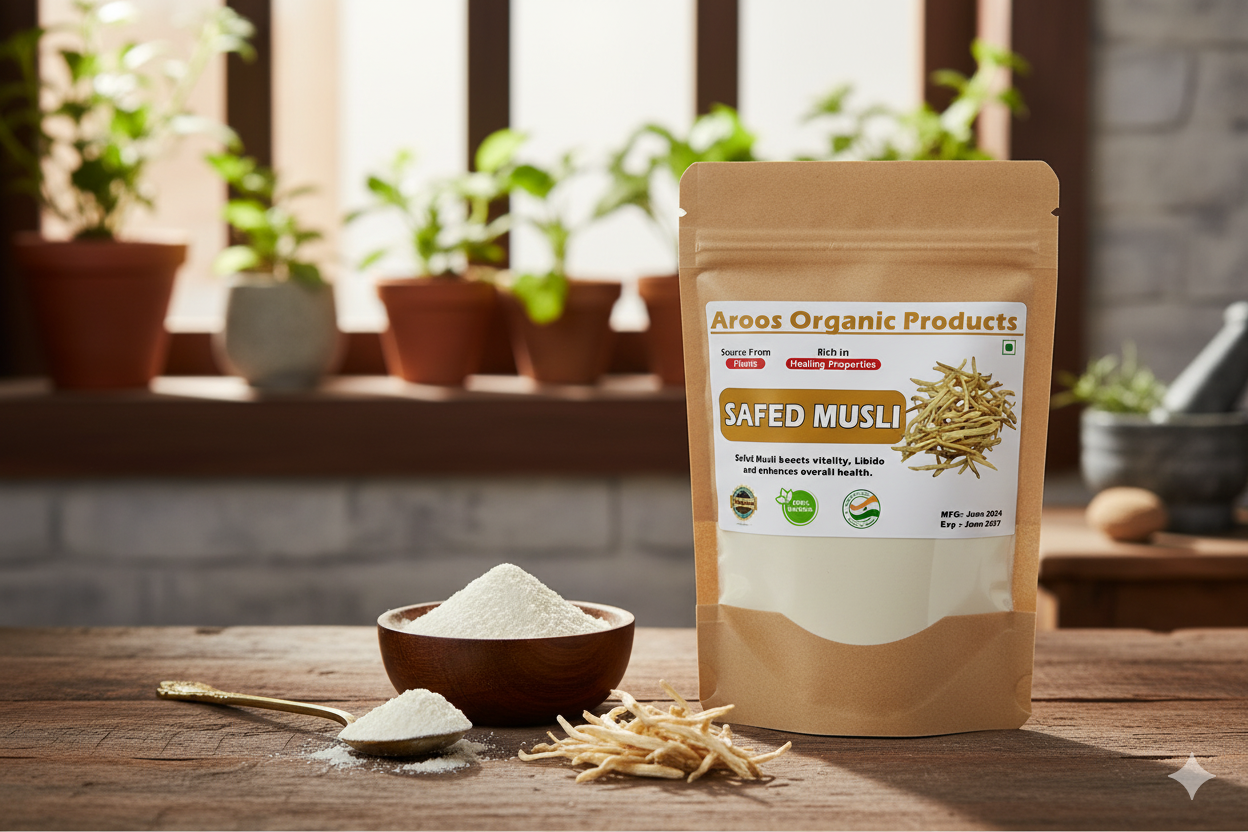 Aroos Organic Safed Musli Powder 100gm