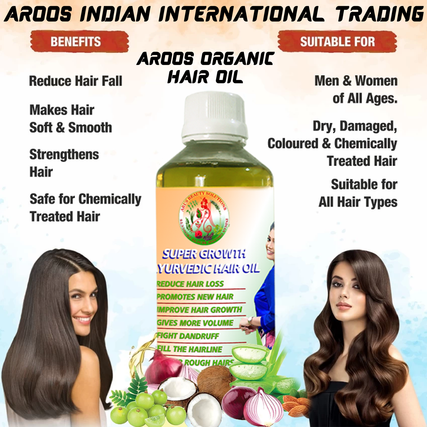 Aroos Organic Hair Oil