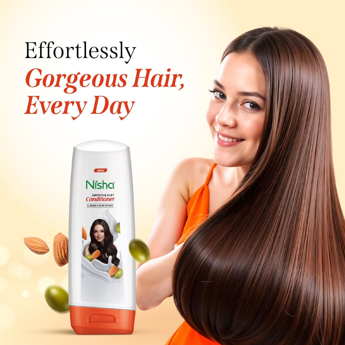 Nisha Conditioner Almond & Olive Actives