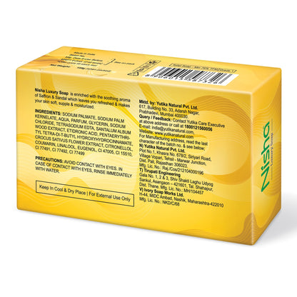 Nisha Luxury Soap Saffron & Sandal