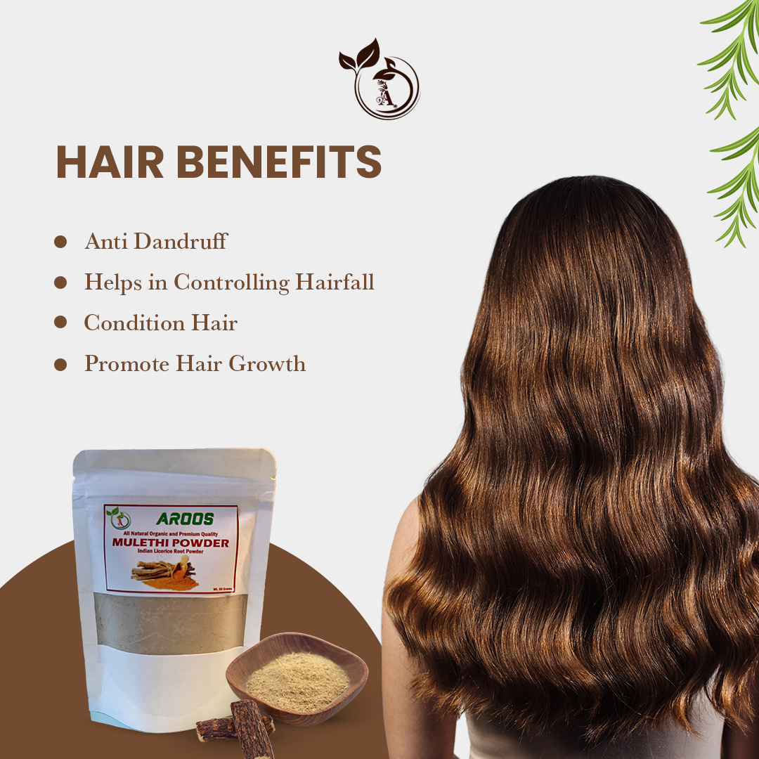 Aroos Organic Mulethi Powder